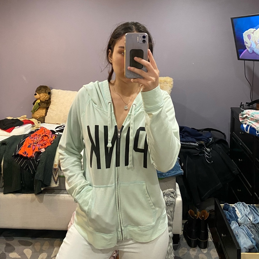 Mint Green PINK Sweater